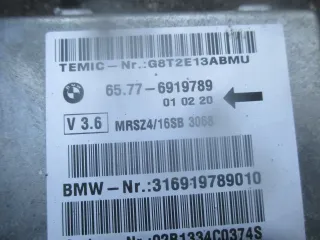 6919789 Блок AirBag BMW 5 E39 Арт e10696167, вид 2