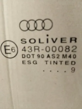  Стекло двери Audi A6 C5 (S6,RS6) Арт 2-23891, вид 2