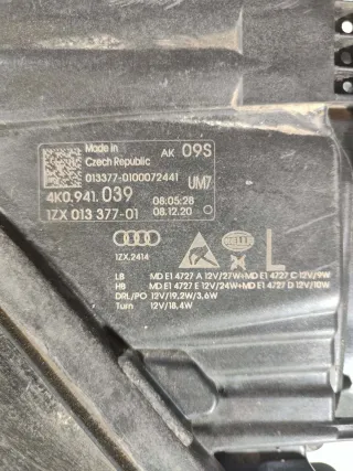 4K0941039 Фара full led Audi A6 C8 (S6,RS6) Арт 2-28171, вид 10