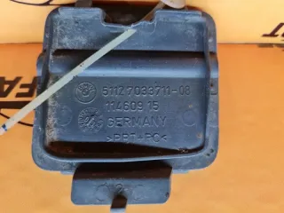 51127033711 Заглушка (решетка) в бампер BMW 5 E60/E61 Арт 2-33038, вид 4