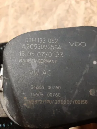 03H133062 Заслонка дроссельная Audi Q7 4L Арт 2-45627, вид 4