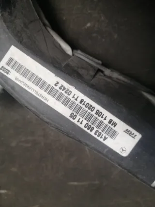 A1638601105 Подушка безопасности боковая (шторка) Mercedes ML W163 Арт 2-47017, вид 3