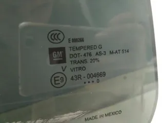 20816095 Стекло двери задней правой Cadillac SRX 2 Арт 2-56393, вид 2
