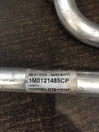 4M0121485CP Трубка охлаждающей жидкости металлическая Volkswagen Touareg 3 3.0л Арт 2-60706, вид 2