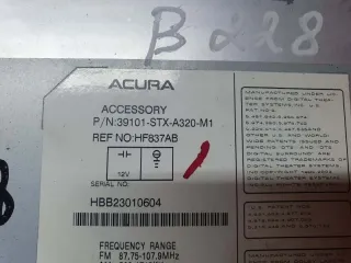 39101-STX-A320-M1 Магнитола Acura MDX 2 Арт 2-62795, вид 5