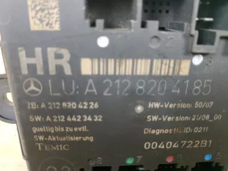 A2128204185 Блок управления двери Mercedes E W212 Арт 2-67285, вид 2