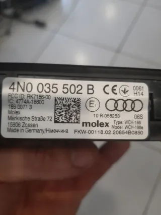 4N0035502B Беспроводная зарядка телефона Audi Q7 4M Арт 2-87397, вид 7