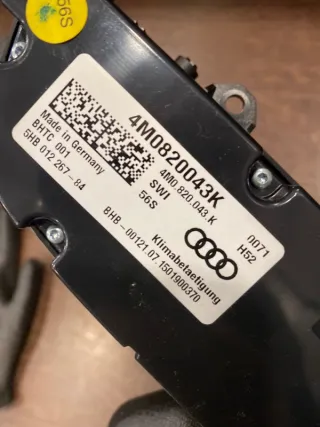 4M0820043KSWI Блок управления климат контроля Audi Q7 4M Арт 2-90978, вид 8