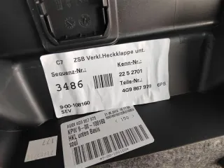 4G98679796PS Обшивка крышки багажника Audi A6 C7 (S6,RS6) Арт 2-91183, вид 5