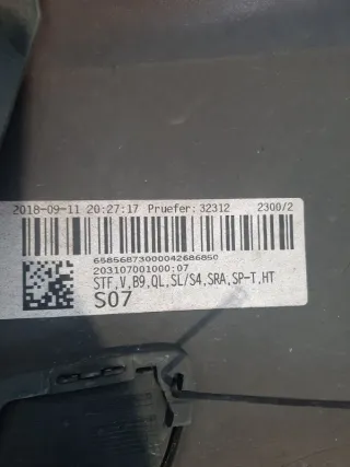 8W0807065AGGRU Бампер передний Audi A4 B9 Арт 2-97746, вид 15