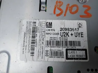 20983517 Магнитола Cadillac SRX 2 Арт 2-99492, вид 2