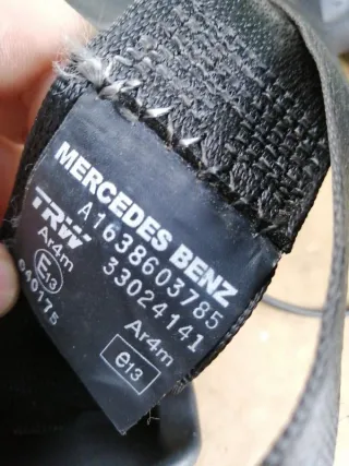 A1638603785 Ремень безопасности Mercedes ML W163 Арт 2-107794, вид 2