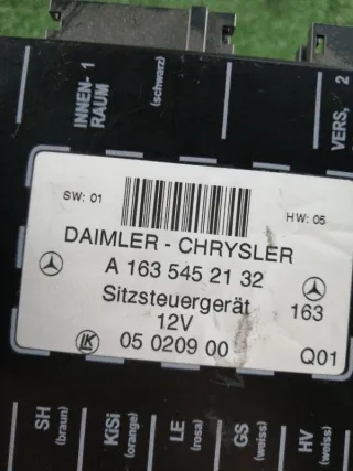 A1635452132 Блок управления сидением Mercedes ML W163 Арт 2-134008, вид 2