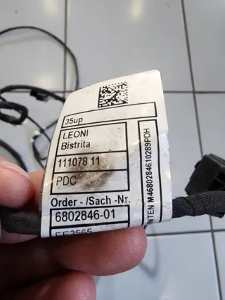 61126802846 Жгут проводки парктроников BMW 7 G11/G12 Арт 2-162210, вид 4
