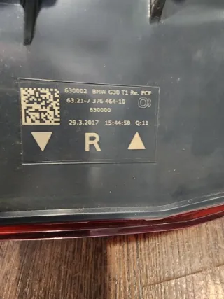 63217376464 Фонарь задний правый BMW 5 G30/G31 Арт 2-175622, вид 5