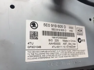 5E0919605DBIO Многофункциональный дисплей Skoda Octavia A7 Арт 2-239018, вид 4