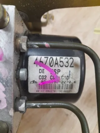 4670a532 Блок управления ABS Mitsubishi Outlander 2 Арт 2-239147, вид 2