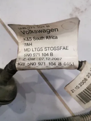 5N0971104B Жгут проводов бампера Volkswagen Tiguan 1 Арт 2-245566, вид 3