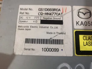 GS1D669R0C Магнитола Mazda 6 2 Арт 2-260984, вид 4