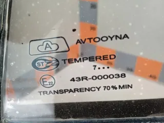 90196930 Стекло двери задней правой Daewoo Nexia 1 restailing Арт 2-265801, вид 3