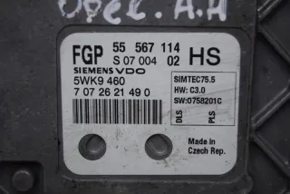 55567114 Блок управления двигателем Opel Astra H Арт 2-296104, вид 3