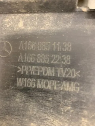 A1668851138 Юбка бампера нижняя Mercedes ML/GLE W166 Арт 2-331927, вид 10