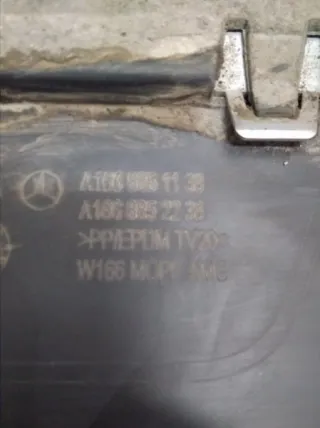 A1668851138 Юбка бампера нижняя Mercedes ML/GLE W166 Арт 2-331983, вид 8