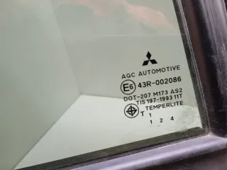 5740A055 Стекло двери задней левой Mitsubishi Pajero 4 Арт 2-409554, вид 3