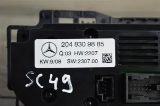 A2048309885 Блок управления печки/климат-контроля Mercedes C W204 Арт 2-452877, вид 3