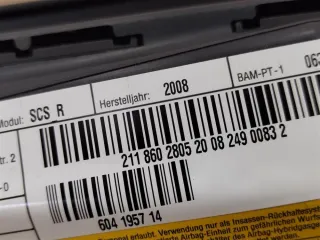 A2118602805 Подушка безопасности боковая (в сиденье) Mercedes CLS C219 Арт 2-475020, вид 3