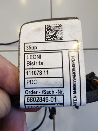 61126802846 Жгут проводки парктроников BMW 7 G11/G12 Арт 2-489827, вид 3