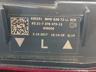 63217376473 Фонарь задний левый BMW 5 G30/G31 Арт 2-517726, вид 5