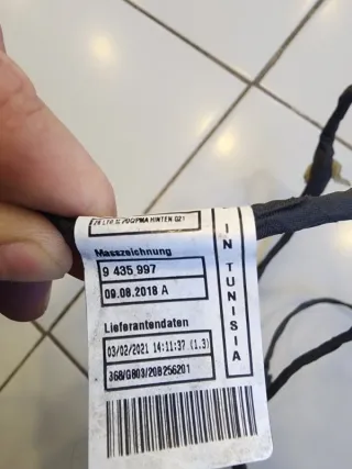 61129835608 Жгут проводки парктроников BMW 3 F80 Арт 2-517781, вид 4