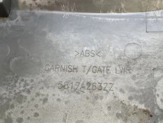 5817A263ZZ Накладка двери (крышки) багажника Mitsubishi Pajero 3 Арт 2-541871, вид 12