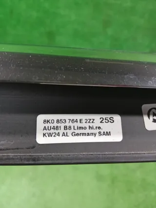 8K0853764H Молдинг стекла двери (комплект) Audi A4 B8 Арт 2-552691, вид 5
