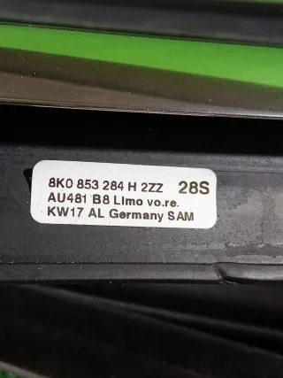 8K0853283J Молдинг стекла двери (комплект) Audi A4 B8 Арт 2-557044, вид 4