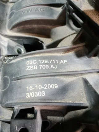 03C129709BA Коллектор впускной Volkswagen Golf 6 Арт 2-572527, вид 6