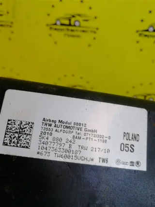 5K4880242 Подушка безопасности боковая (в сиденье) Volkswagen Golf 4 Арт 2-609952, вид 2