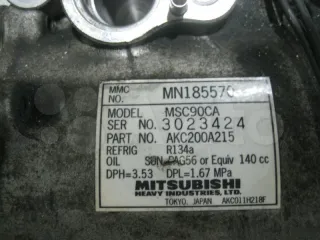 mN185570 Компрессор кондиционера Mitsubishi Lancer 9 Арт 2-612433, вид 5
