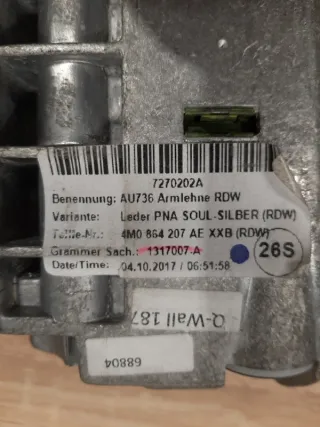 4M0864207AEXXB Подлокотник Audi Q7 4M Арт 2-719271, вид 6
