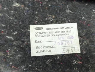 A2036941625 Обшивка крышки багажника Mercedes C W203 Арт 2-729765, вид 9