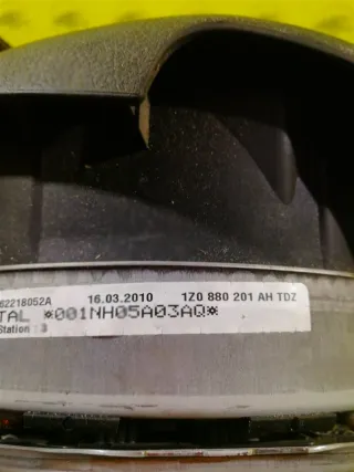 1Z0880201AQTDZ Подушка безопасности водителя Skoda Octavia A4 Арт 2-800945, вид 7
