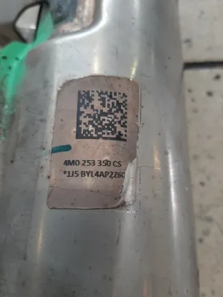 4M0253350CS Приемная труба глушителя Audi Q7 4M Арт 2-844199, вид 5