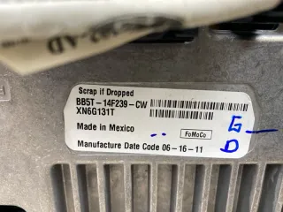 BB5Z10D885AB Монитор Ford Explorer 5 Арт 2-848166, вид 8
