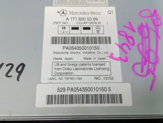 A1718205389 Магнитола Mercedes SLK r171 Арт 2-852627, вид 7