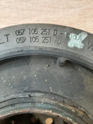 059105251AD Демпфер крутильных колебаний Porsche Cayenne 958 Арт 2-856746, вид 4