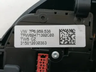7P6959538 Кнопки на руль Volkswagen Touareg 2 Арт 2-859505, вид 8