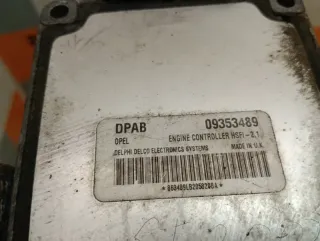 09353489 Блок управления двигателем Opel Astra G Арт 2-873589, вид 7