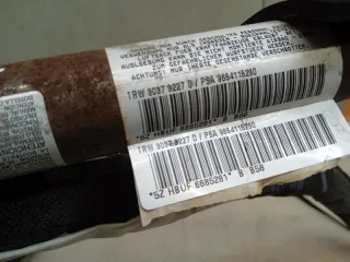 9654115280 Подушка безопасности шторка Citroen C4 1 restailing Арт 2-874904, вид 5