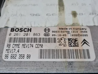 9666235880 Блок управления двс Peugeot 308 1 Арт 2-881123, вид 2